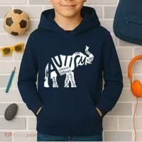 Autism Elephant Kind Words Kids Hoodie thumb 2