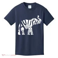 Autism Elephant Kind Words Kids T-Shirt thumb 0