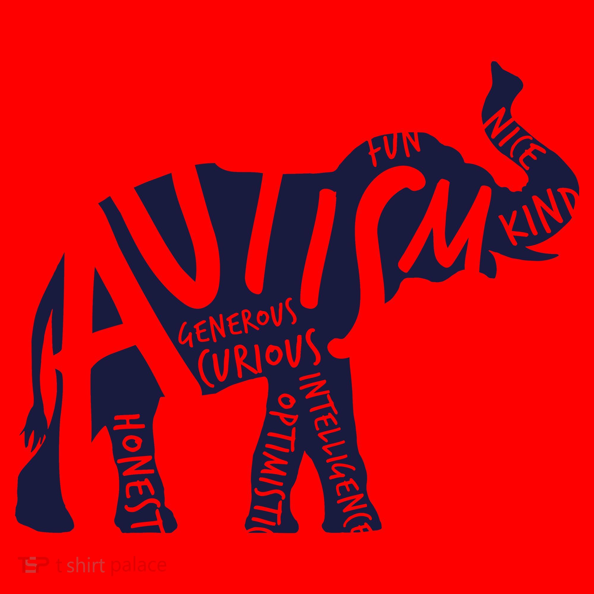Autism Elephant Kind Words Santa Hat