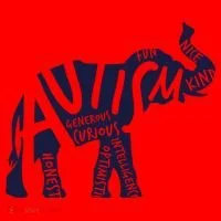Autism Elephant Kind Words Santa Hat thumb 1