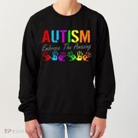 Autism Embrace The Amazing Women's Sweatshirt thumb 0