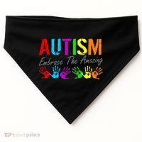 Autism Embrace The Amazing USA-Made Doggie Bandana thumb 0