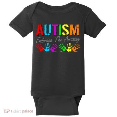 Autism Embrace The Amazing Baby Bodysuit