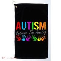 Autism Embrace The Amazing Golf Towel thumb 0