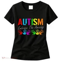 Autism Embrace The Amazing Women's T-Shirt thumb 0