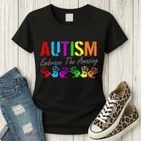 Autism Embrace The Amazing Women's T-Shirt thumb 3