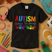 Autism Embrace The Amazing Kids T-Shirt thumb 3