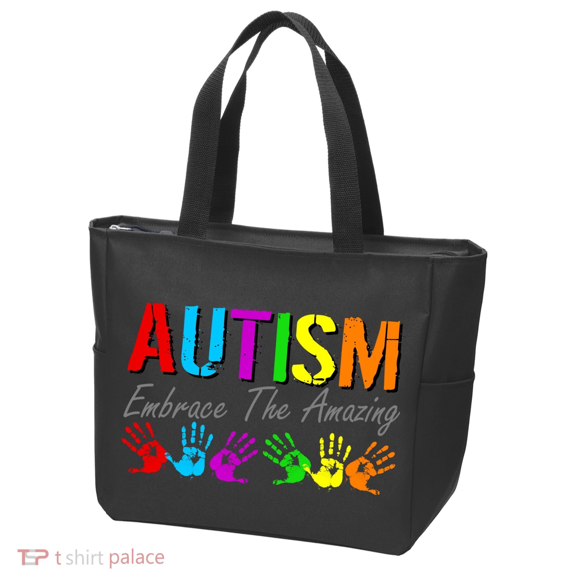 Autism Embrace The Amazing Tote Bag