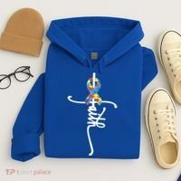 Autism Faith Puzzle Ribbon Hoodie thumb 4