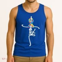 Autism Faith Puzzle Ribbon Tank Top thumb 3