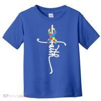 Autism Faith Puzzle Ribbon Toddler T-Shirt thumb 0