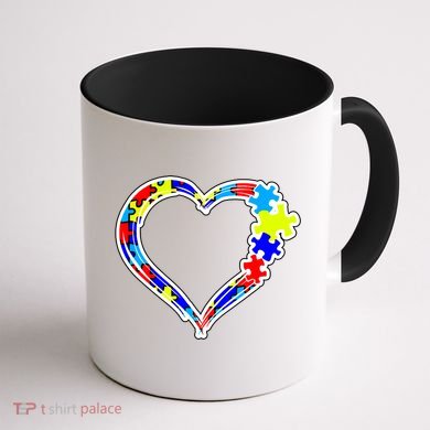 Autism Full Of Love Coffee Mug back