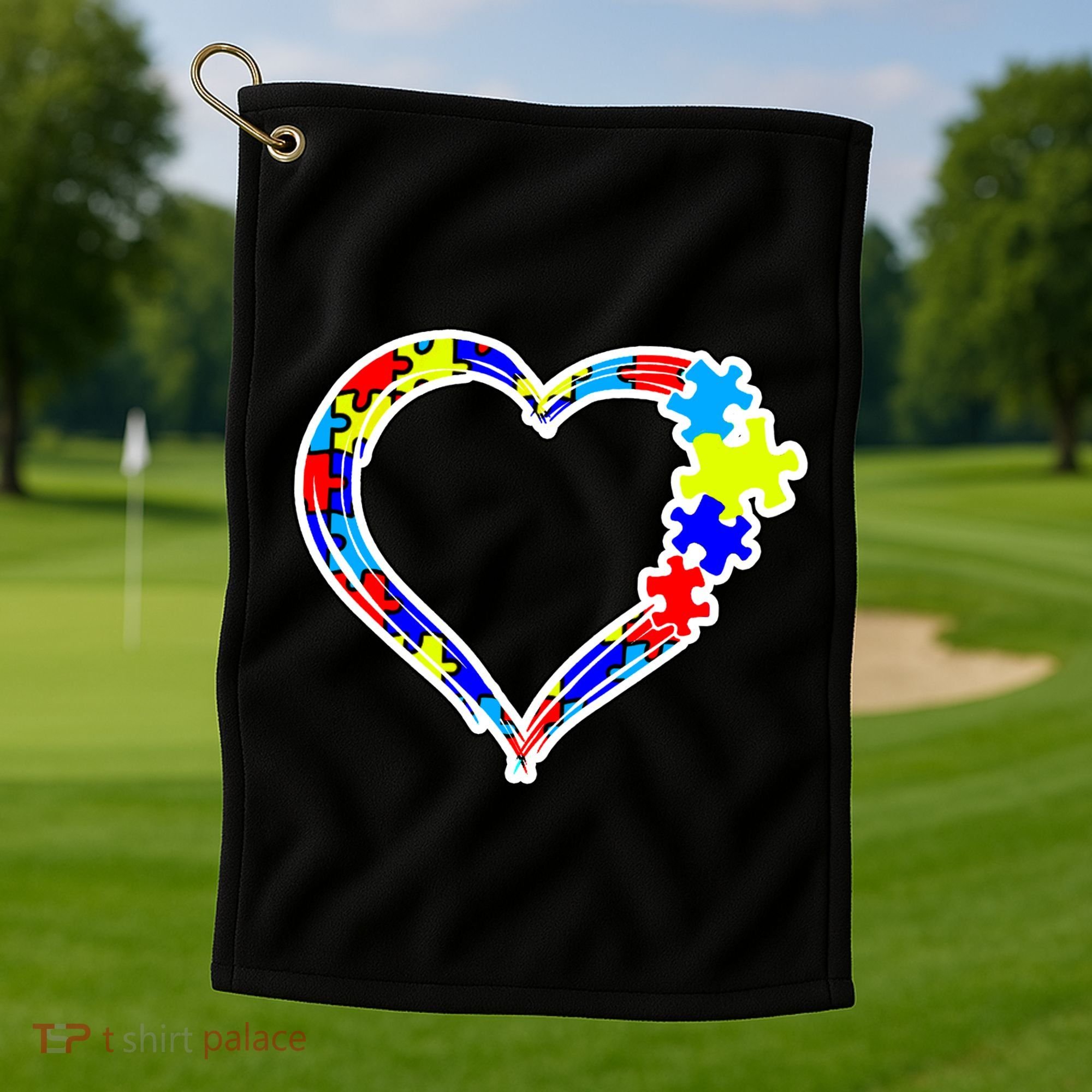 Autism Full Of Love Golf Towel