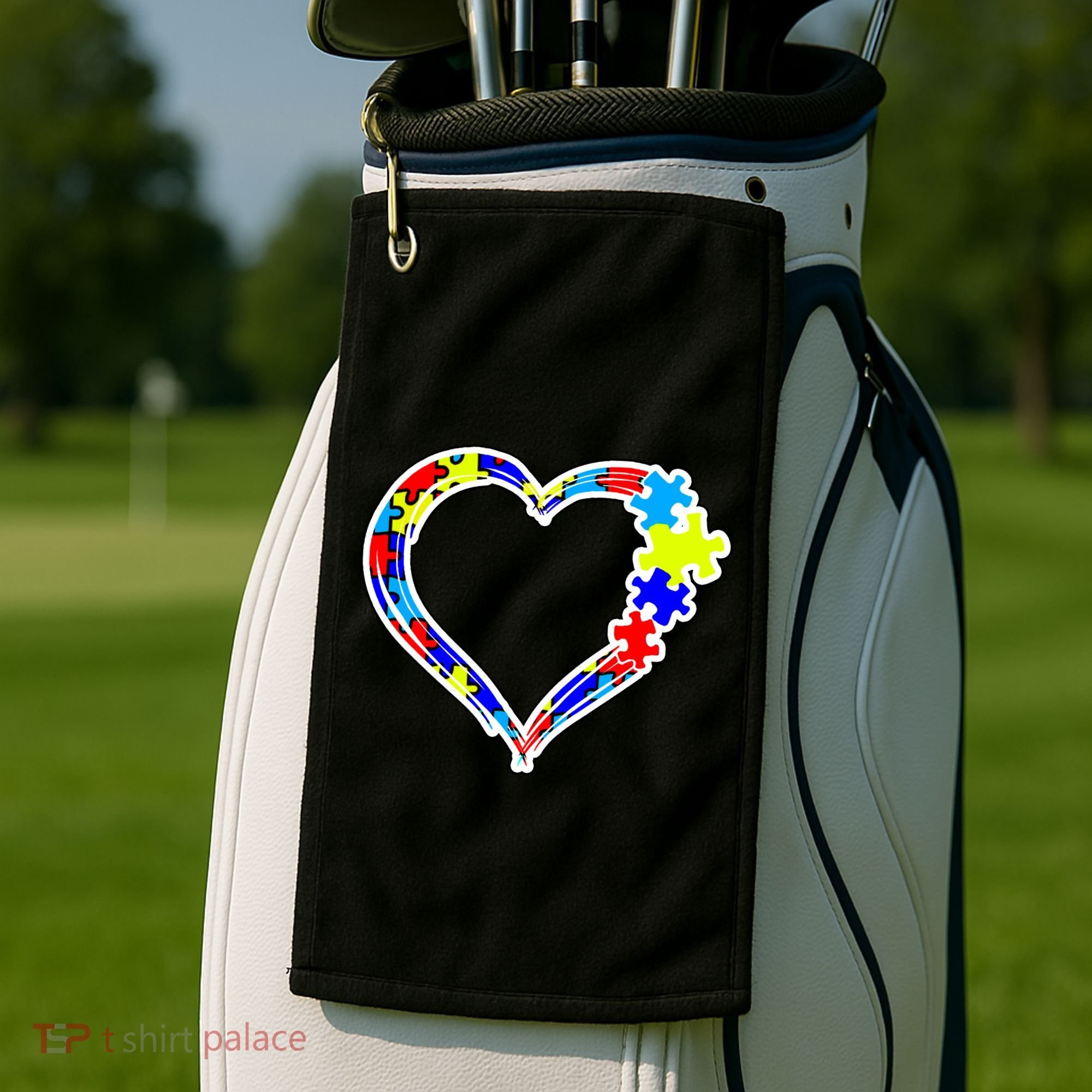 Autism Full Of Love Golf Towel