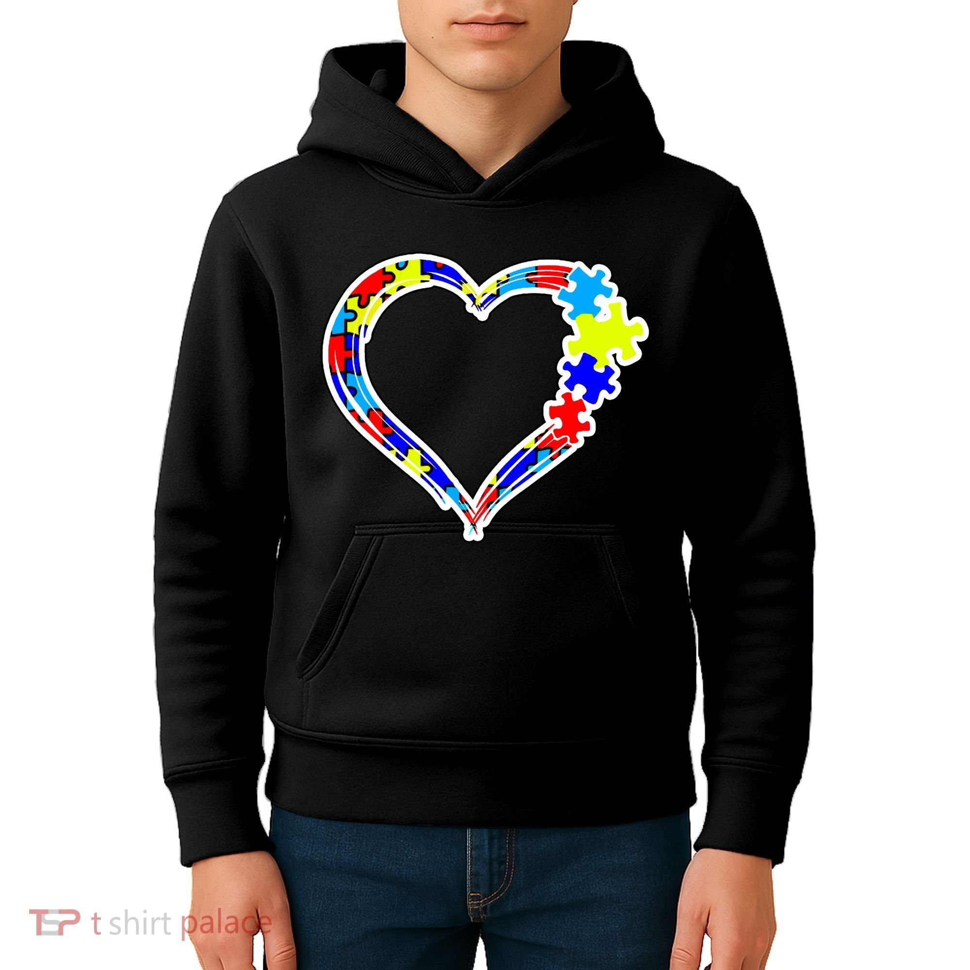 Autism Full Of Love Kids Hoodie