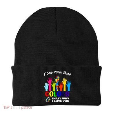 Autism Hand Of Puzzles See Your True Colors Beanie