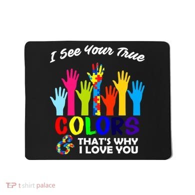 Autism Hand Of Puzzles See Your True Colors Mousepad