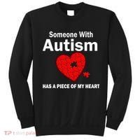 Autism Has A Piece Of My Heart Sweatshirt thumb 0
