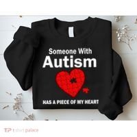 Autism Has A Piece Of My Heart Sweatshirt thumb 2