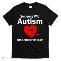 Autism Has A Piece Of My Heart T-Shirt thumb 0