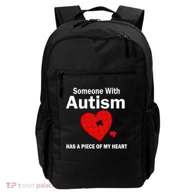 Autism Has A Piece Of My Heart Backpack