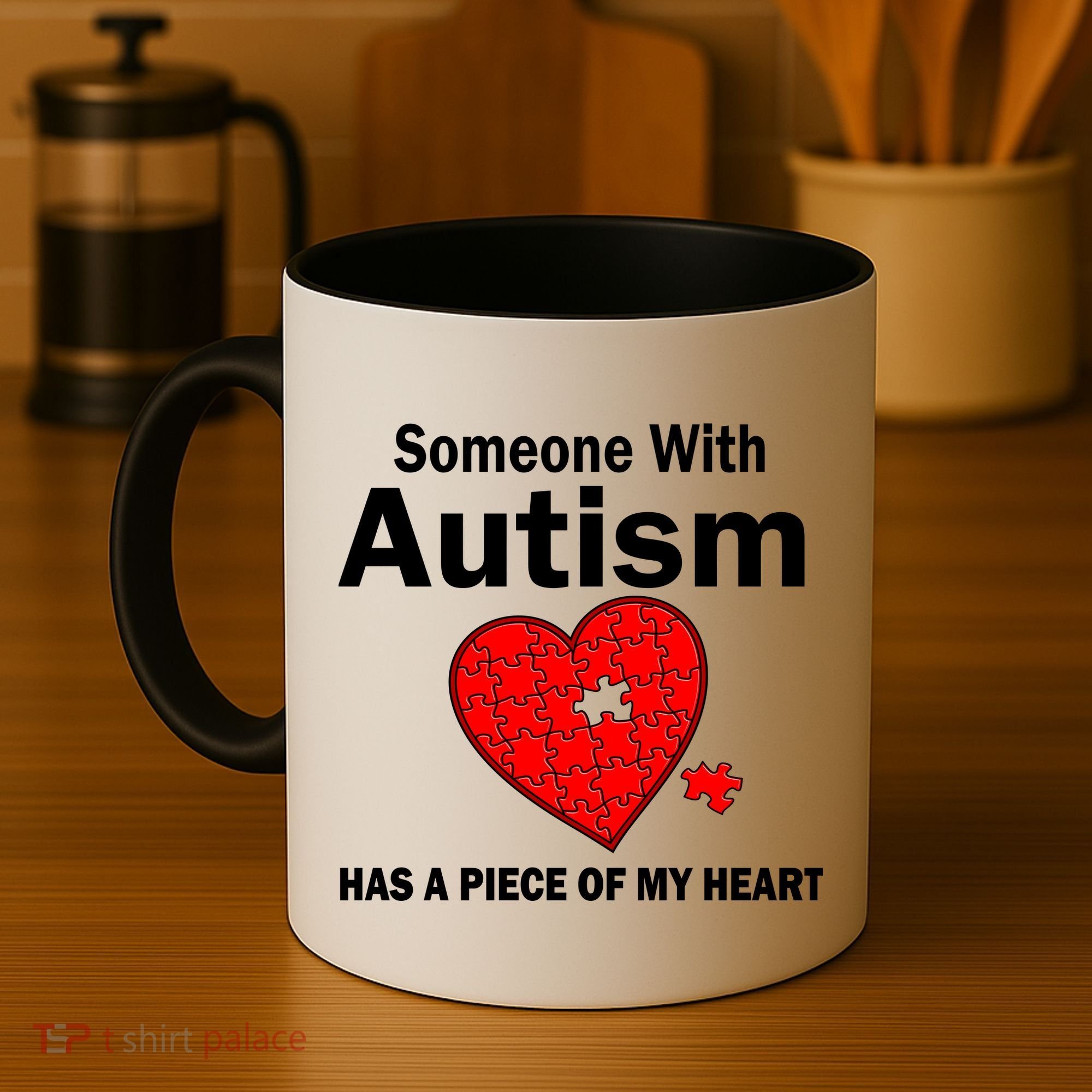 Autism Has A Piece Of My Heart Coffee Mug