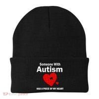 Autism Has A Piece Of My Heart Beanie thumb 0