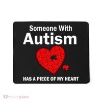 Autism Has A Piece Of My Heart Mousepad thumb 0