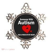 Autism Has A Piece Of My Heart Ornament thumb 0