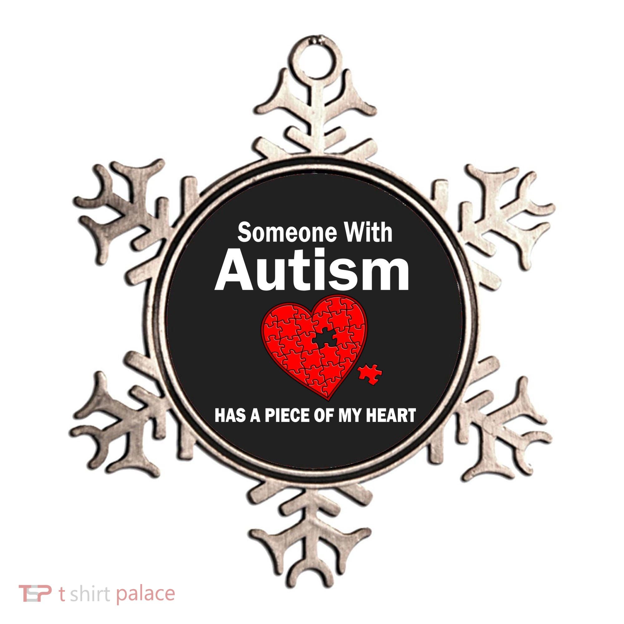 Autism Has A Piece Of My Heart Ornament