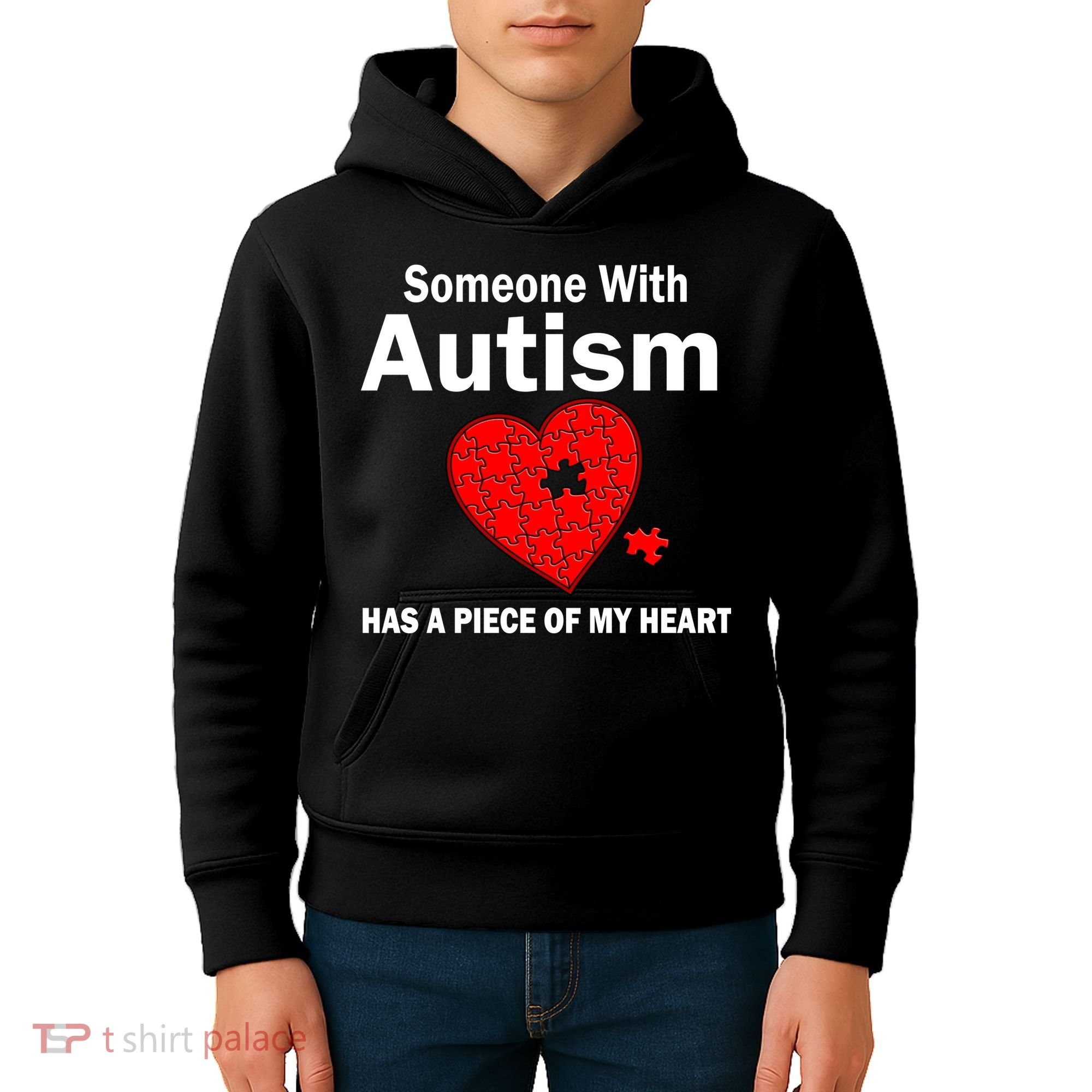 Autism Has A Piece Of My Heart Kids Hoodie