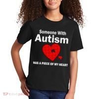 Autism Has A Piece Of My Heart Kids T-Shirt thumb 2