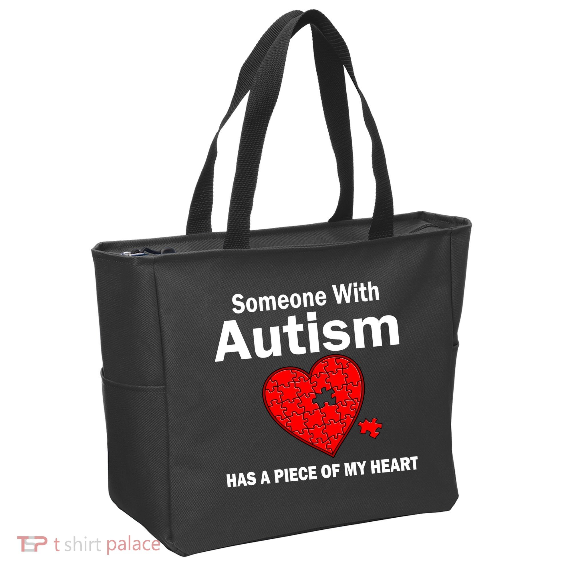 Autism Has A Piece Of My Heart Tote Bag