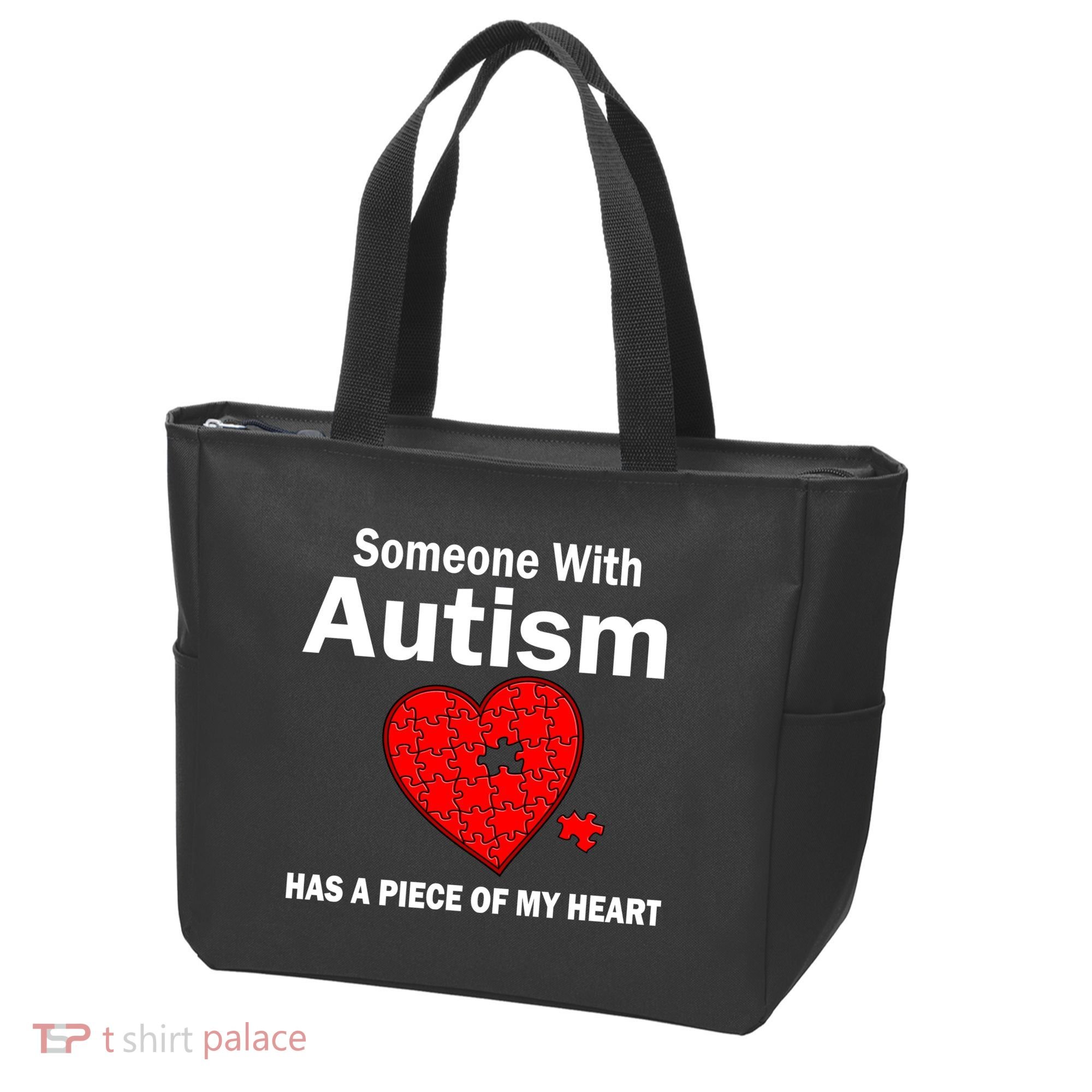 Autism Has A Piece Of My Heart Tote Bag