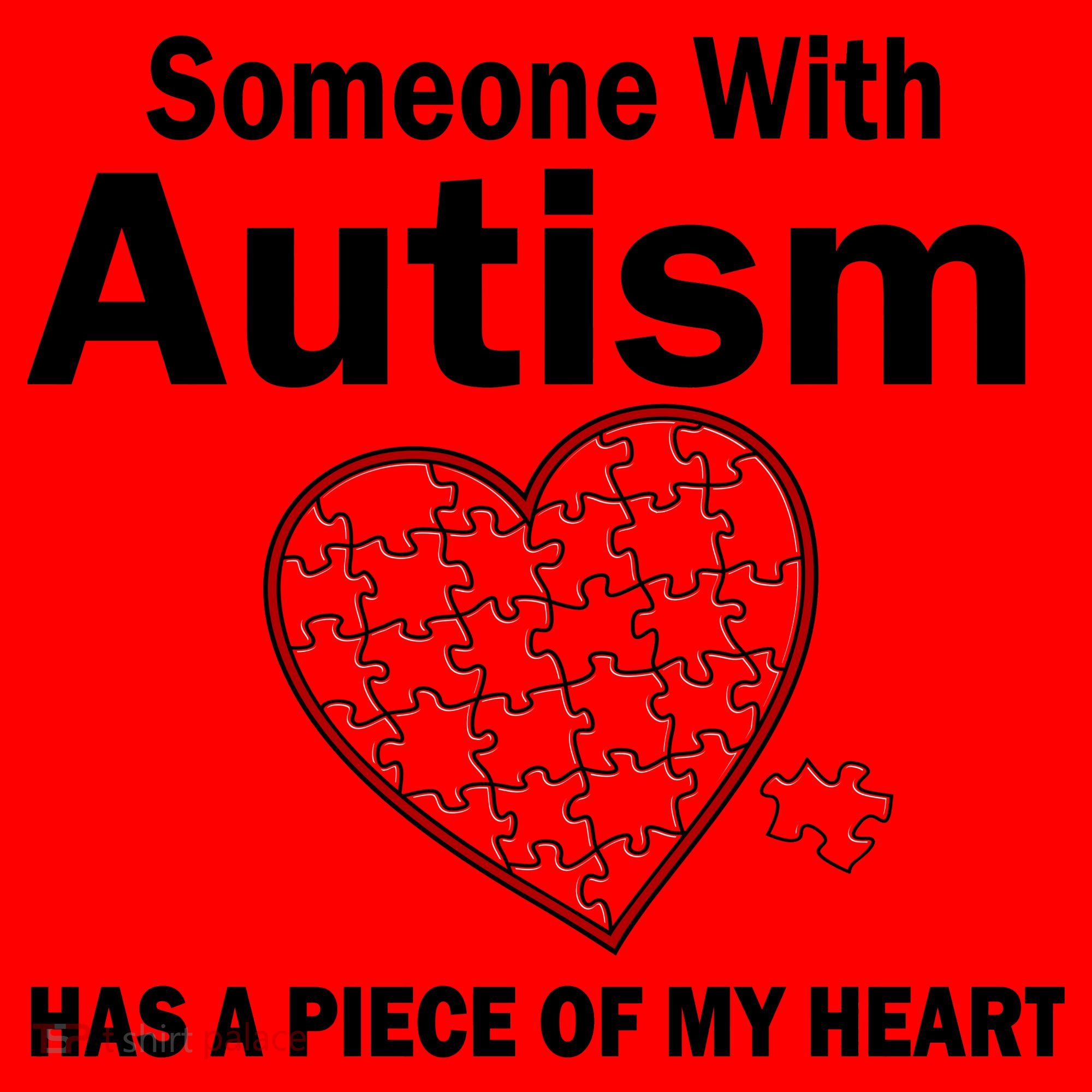 Autism Has A Piece Of My Heart Santa Hat