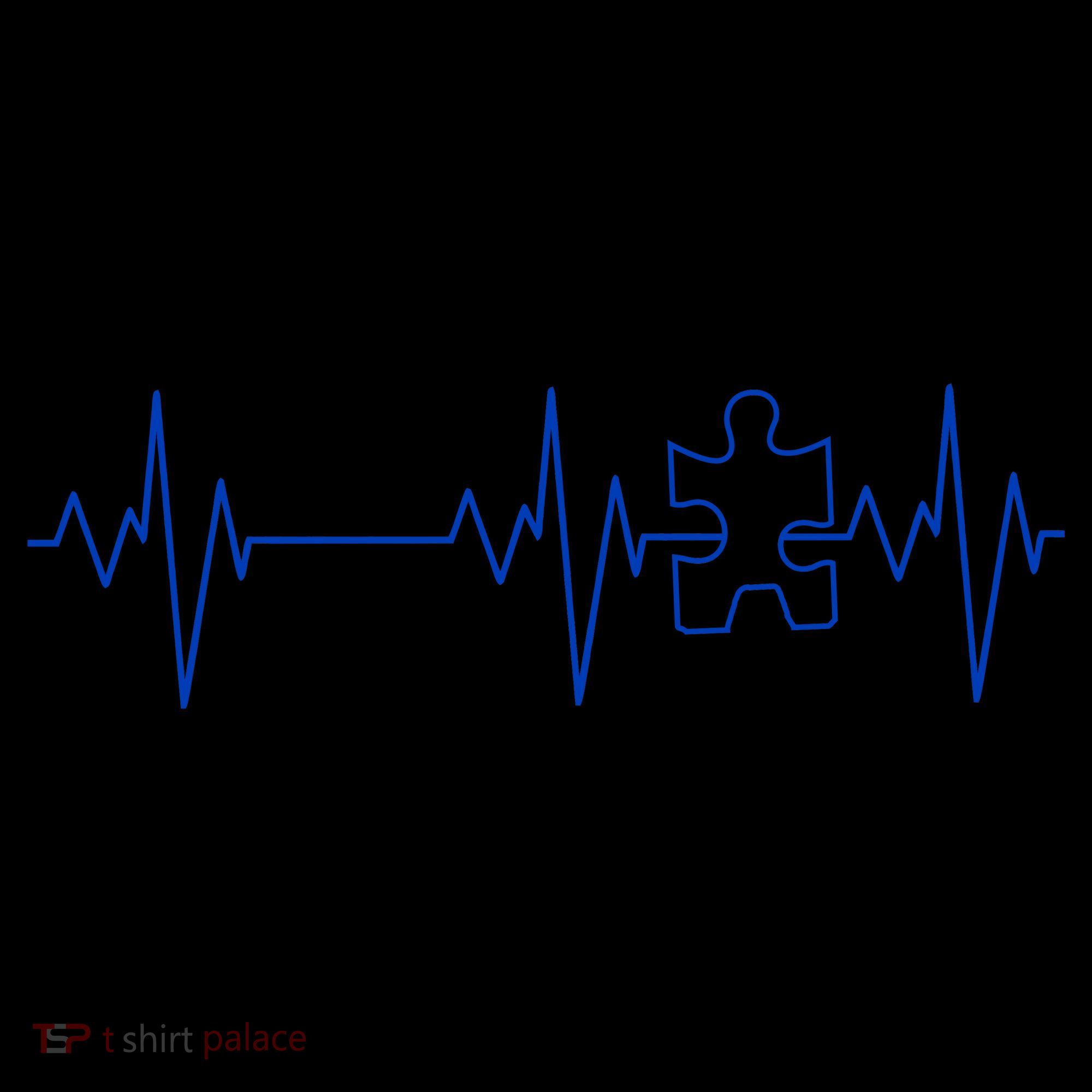Autism Heartbeat Pulse Puzzle Coffee Mug
