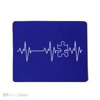 Autism Heartbeat Pulse Puzzle Mousepad thumb 0