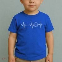 Autism Heartbeat Pulse Puzzle Toddler T-Shirt thumb 2