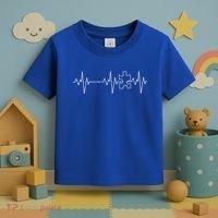 Autism Heartbeat Pulse Puzzle Toddler T-Shirt thumb 3