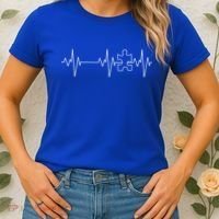 Autism Heartbeat Pulse Puzzle Women's T-Shirt thumb 2