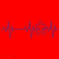 Autism Heartbeat Pulse Puzzle Santa Hat thumb 1
