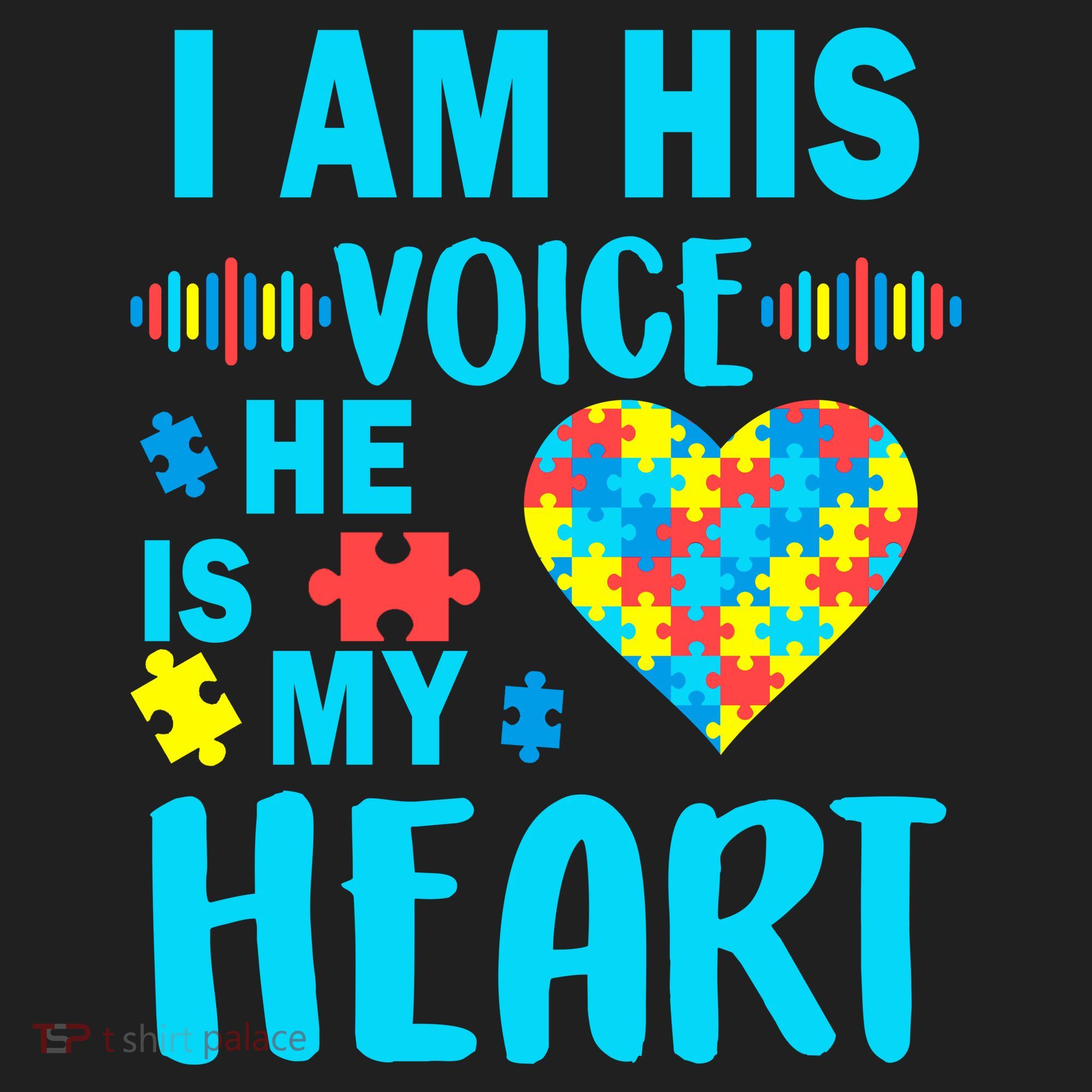 Autism I Am His Voice He Is My Heart Tumbler