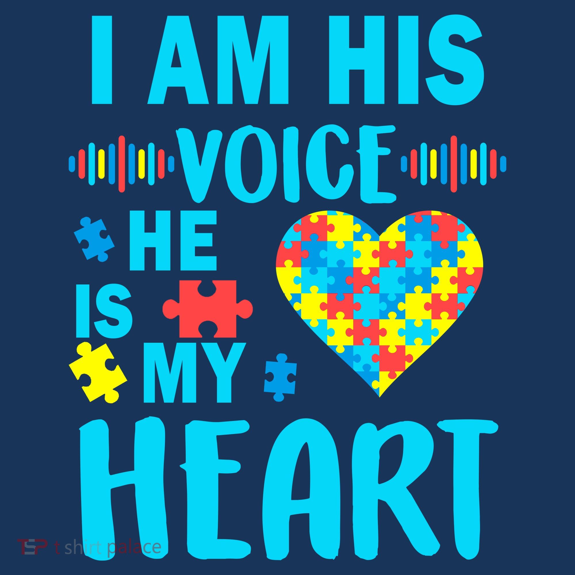 Autism I Am His Voice He Is My Heart Women's Hoodie
