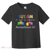 Autism I Not A Choice Acceptance Is Toddler T-Shirt thumb 0