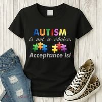 Autism I Not A Choice Acceptance Is Women's T-Shirt thumb 3