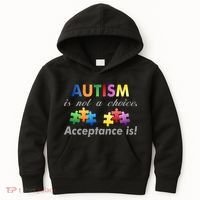 Autism I Not A Choice Acceptance Is Kids Hoodie thumb 0
