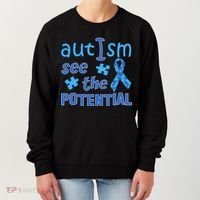 Autism I See The Potential Women's Sweatshirt thumb 0
