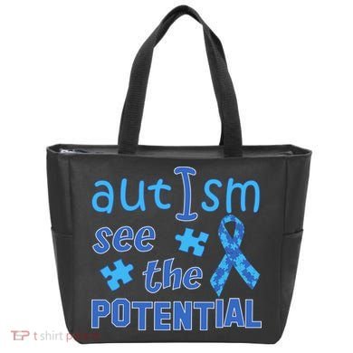 Autism I See The Potential Tote Bag