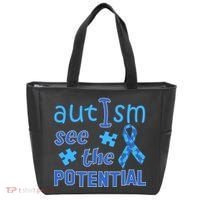 Autism I See The Potential Tote Bag thumb 0