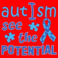 Autism I See The Potential Santa Hat thumb 1